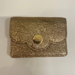 See by Chloe Gold Shimmer  mini wallet card holder💖